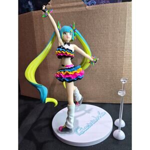 Hatsune Miku – Catch The Wave Figure – Project Diva Mega39's – Sega – 9.8" Tall
